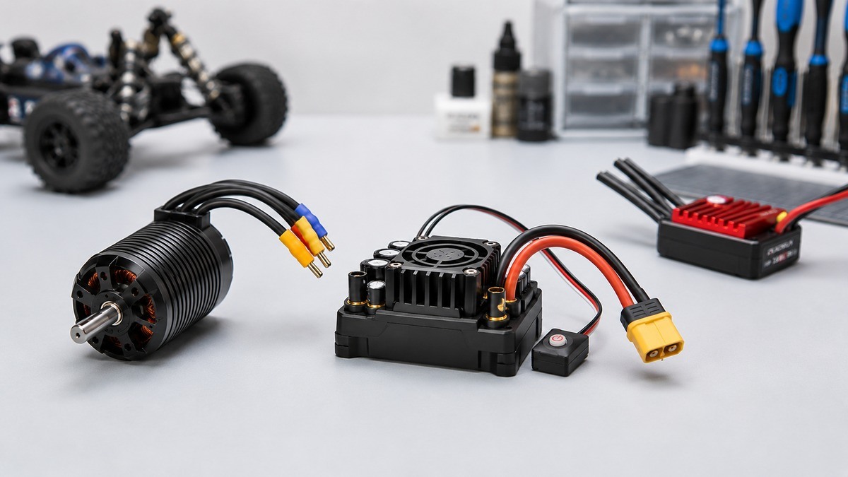Do You Need a Dual-Channel RC Charger? setup on an RC workbench