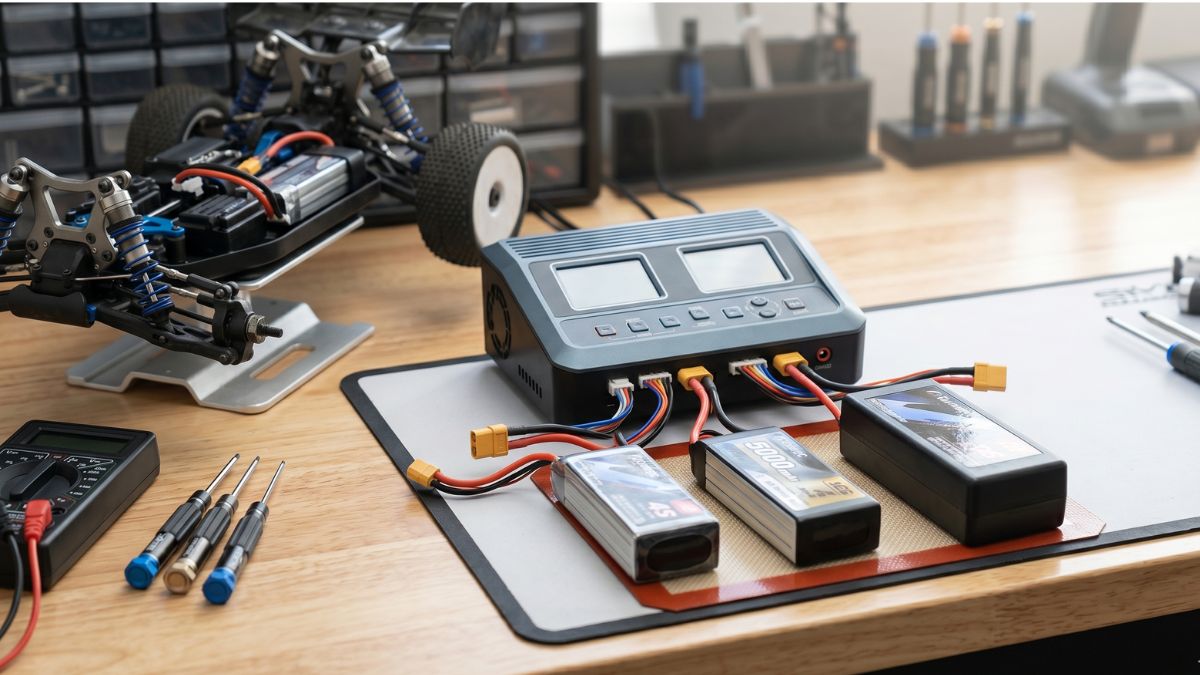 LiPo battery setup and RC car
