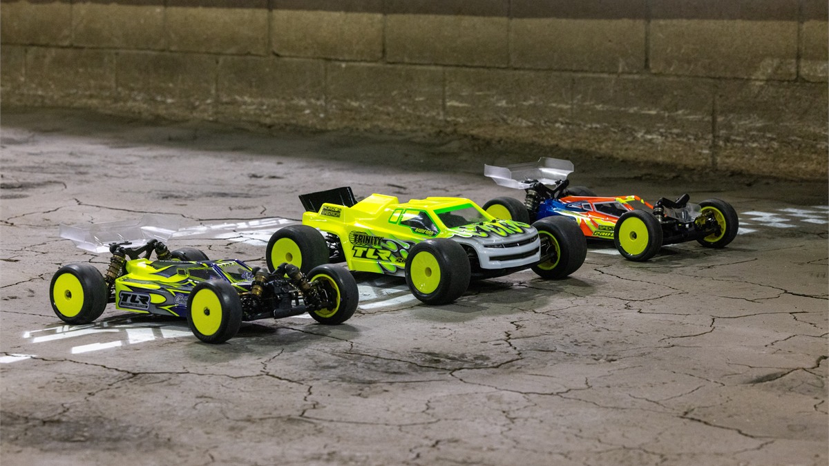 Different RC vehicles set up for different driving styles